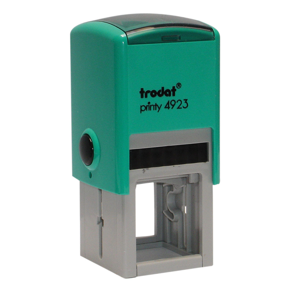 Tampon Trodat 4923 personnalisable - utilisation bureau - format 30x30 mm - menthe