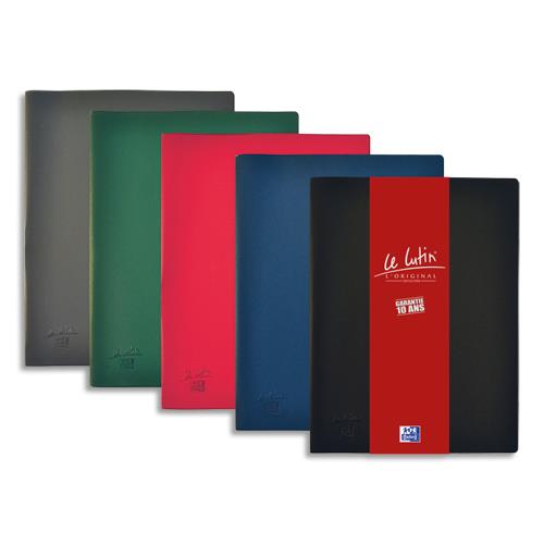 Protge-documents Elba Le lutin - 30 pochettes/60 vues - assortis moyen - couverture PVC 34/100e - pochettes PVC 5.5/100e