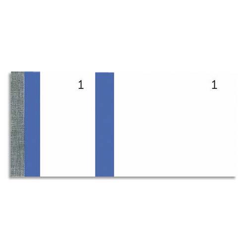 Bloc vendeur Elve bleu - 100 feuillets numrots 6 x 13,5 cm - 1 coupon dtachable