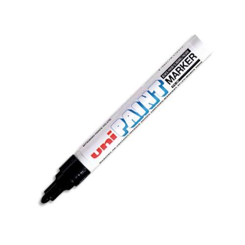 Marqueur peinture Uni Paint Px 20 huile - encre  pigmentation noir - pointe moyenne ogive