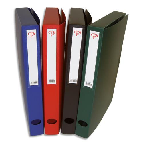 Bote de classement - dos de 4 cm - en polypropylne 7/10e - fermeture clip - assortis