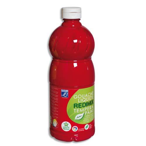 Gouache liquide - 1 litre - Color & Co - Rouge primaire Magenta Ecole