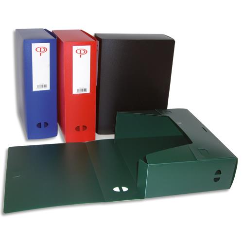 Bote de classement 1er prix - dos de 10 cm - en polypropylne 7/10e - fermeture clip -coloris  assortis