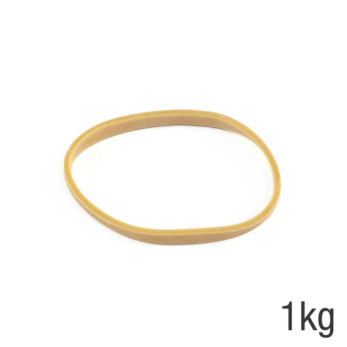 Elastiques - sac de 1kg de caoutchouc blond - format : 70x5mm