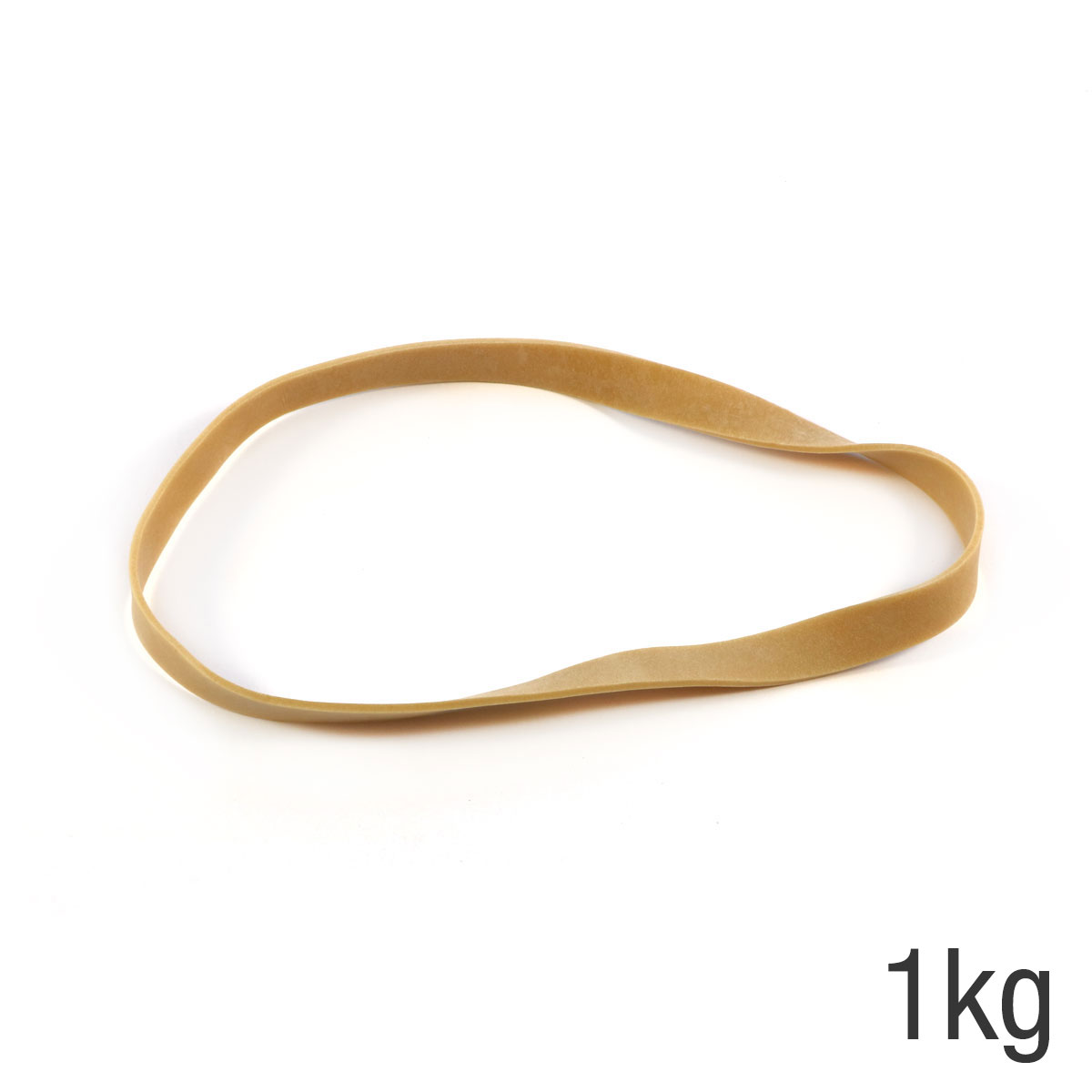 Elastiques - sac de 1kg de caoutchouc blond - format : 180x10mm