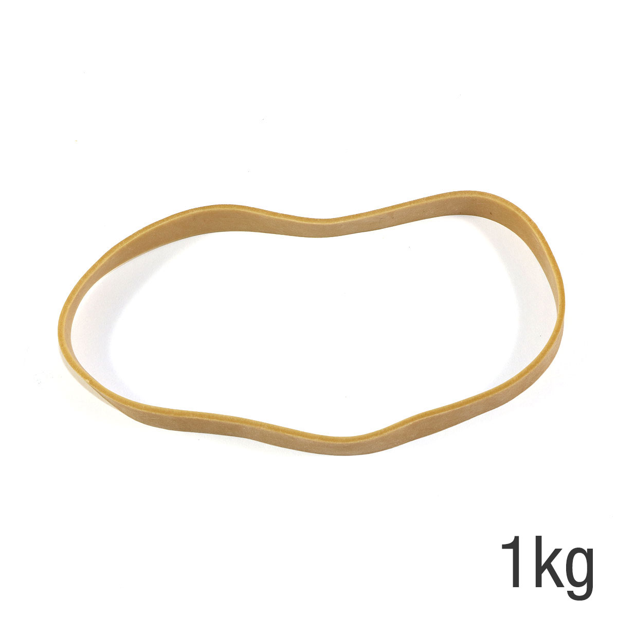 Elastiques - sac de 1kg de caoutchouc blond - format : 150x10mm
