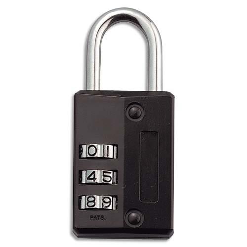 Cadenas  combinaison en mtal Locau - 3 chiffres - 30 mm