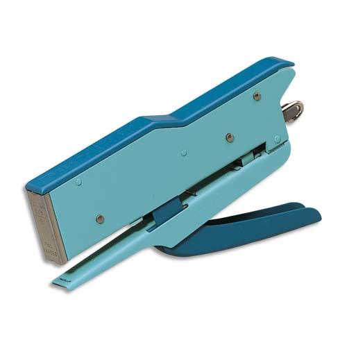 Pince agrafeuse 548 E Zenith - utilise les agrafes 6/4 ou 21/4 - bleue - capacit 15 feuilles