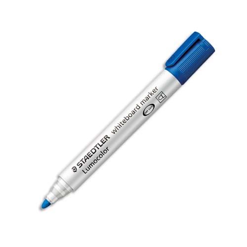 Marqueur Staedtler Lumocolor 351 - pointe ogive - effaable bleu