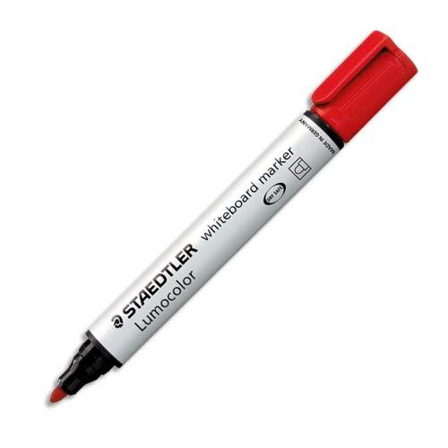 Marqueur Staedtler Lumocolor 351 - pointe ogive - effaable rouge