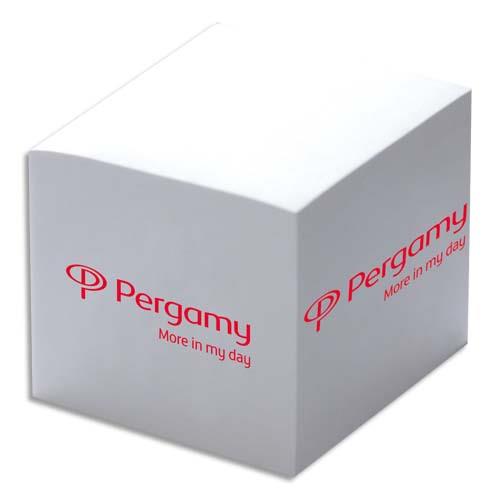 Bloc cube dos encoll 1er prix - 9 x 9 x 9 cm - 750 feuilles blanches