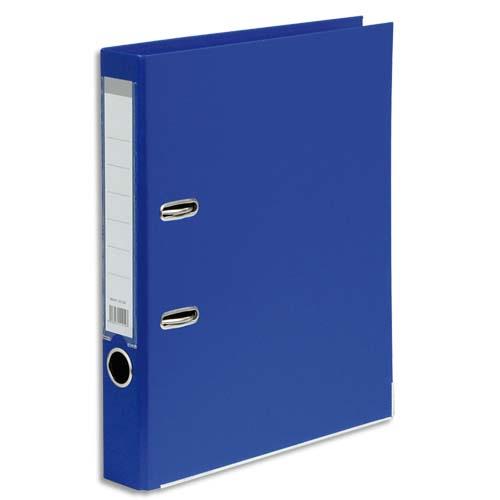 Classeur  levier 1er prix - polypropylne - dos 5 cm - A4 - bleu