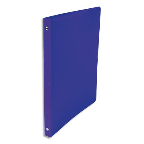 Classeur 4 anneaux 1er prix - dos 2 cm - 25,5 x 32 cm - couverture souple en polypropylne 5/10e - bleu