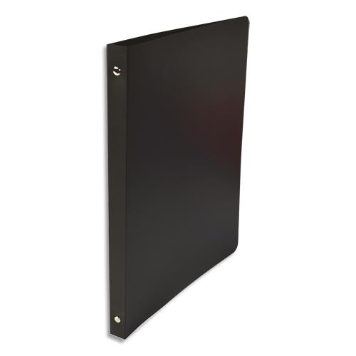 Classeur  4 anneaux dos 2 cm - 25,5 x 32 cm - couverture souple en polypropylne 5/e10 - noir