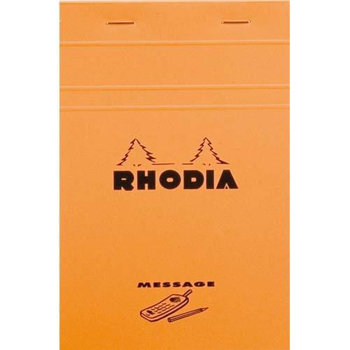 Bloc Rhodia message n140 - format 11x17 cm - 80 g
