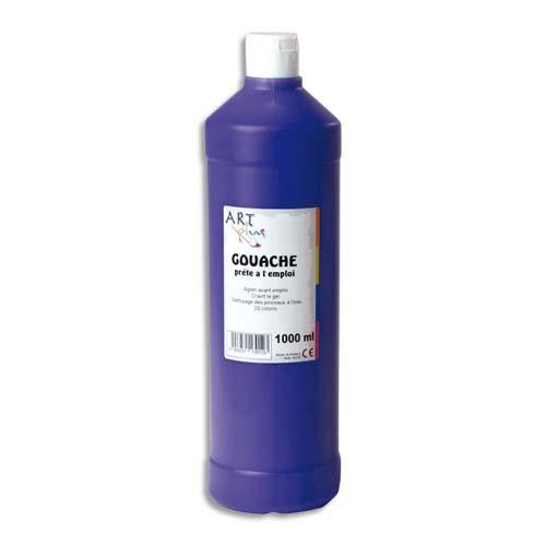 Artplus gouache liquide 1 litre violet prete  lemploi