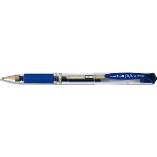 Stylo  bille encre gel Uniball Signo Broad - bleu