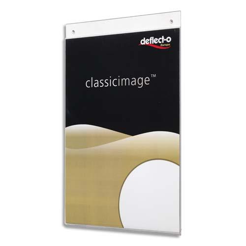 Porte visuel mural Deflecto - pour format A3 vertical