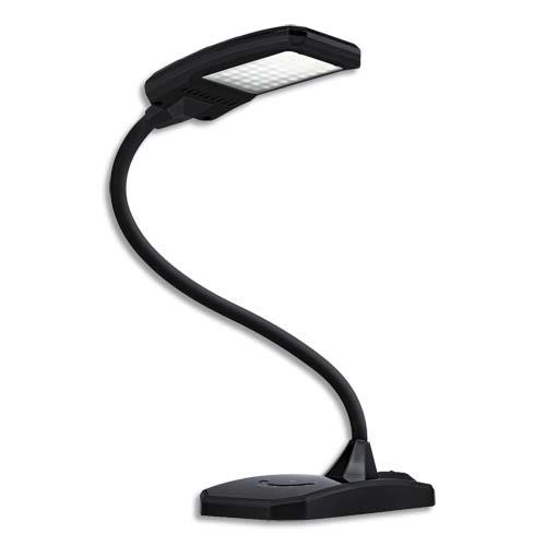 Lampe � led Hansa Twist - bras flexible - base m�tal coloris noir