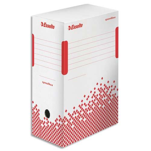Boite archive Esselte SPEED BOX - dos de 15 cm - montage automatique