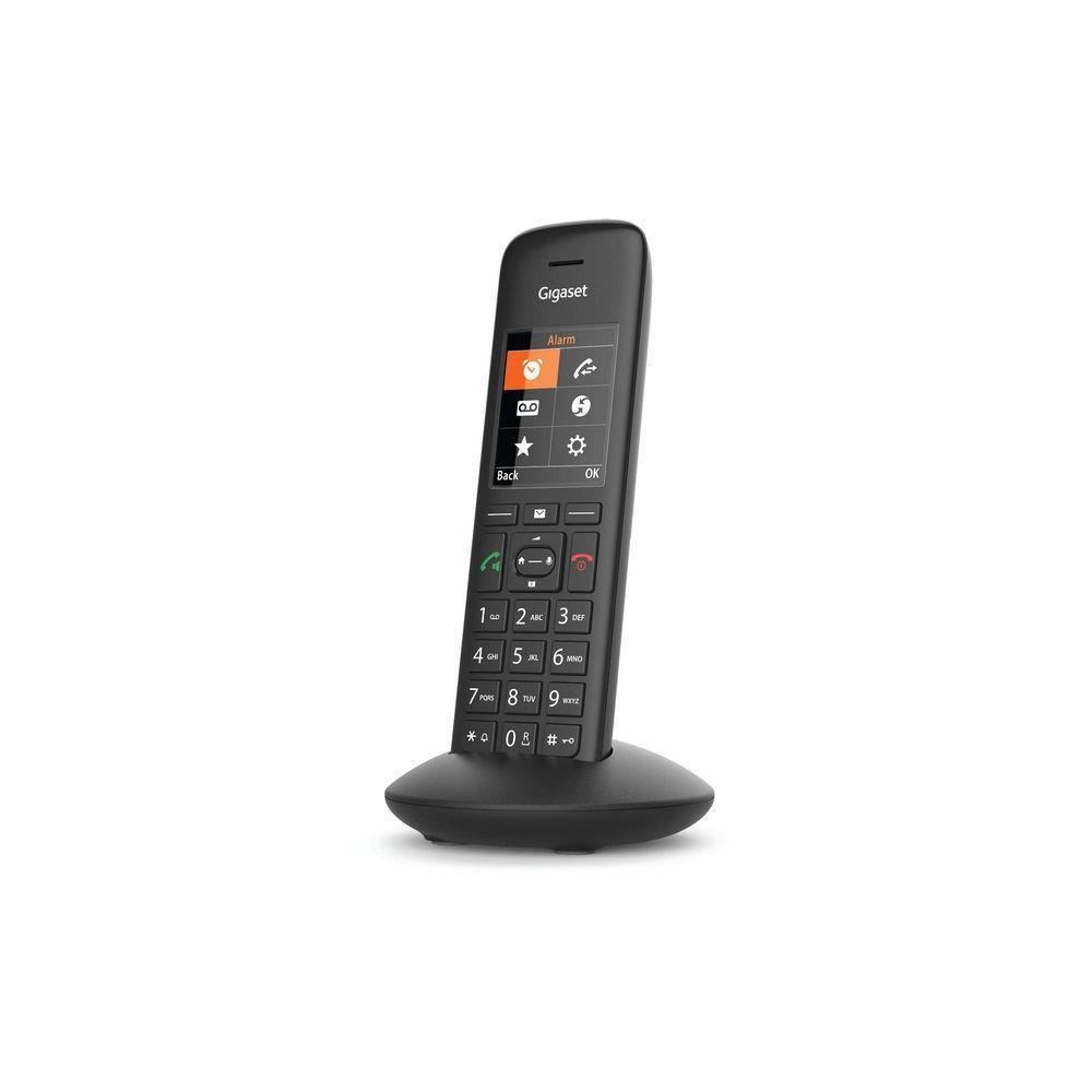Gigaset c570hx tlphone analog/dect identification de l'appelant noir