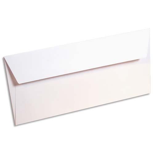 Enveloppe Pollen blanche - 120 g - format DL 110 x 220 mm - auto-adhsif - paquet de 20