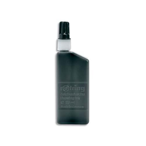 Encre de chine noir Rotring en flacon 23 ml