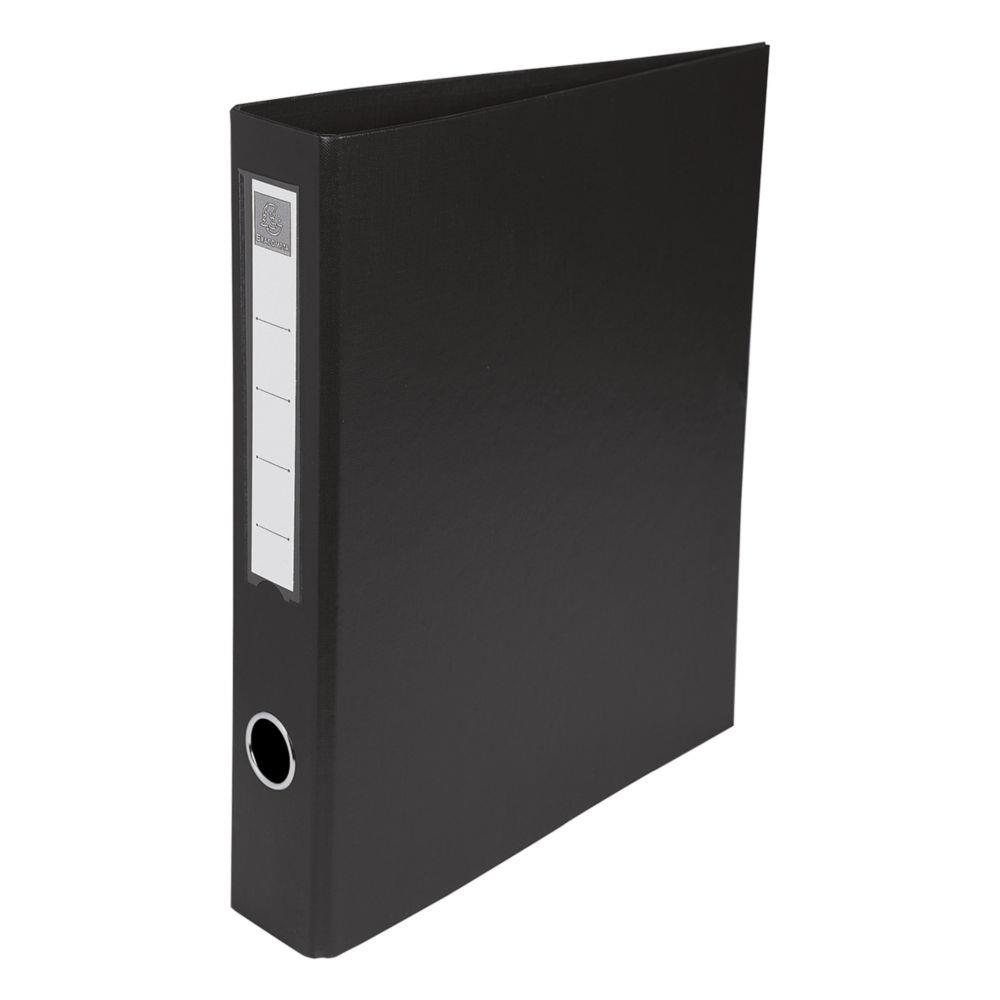 Classeur 4 anneaux dos 6 cm - Polypro opaque, A4 Maxi, 260 x 320 mm - Noir