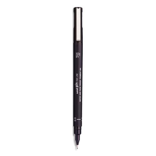 Feutre Uniball - pointe 0,3 mm - noir