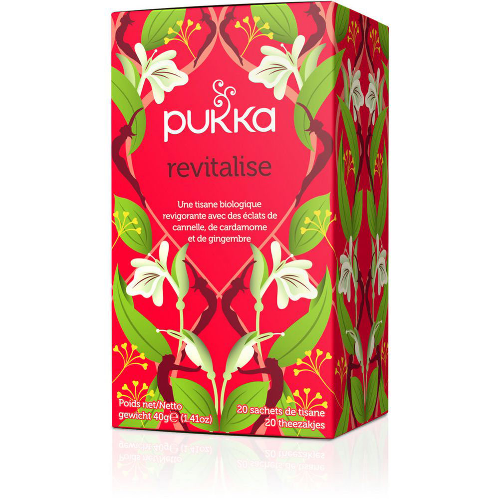 Infusion biologique et équitable Revitalise - cannelle - gingembre