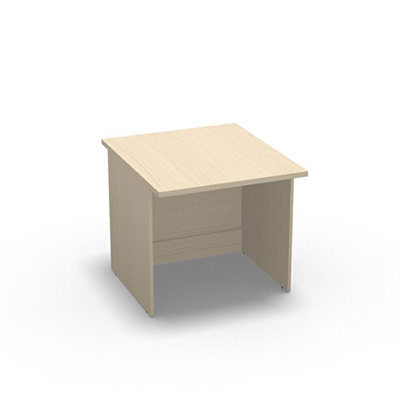 Access module droit bas - H 74 x L 80 cm rable blanc