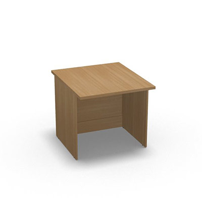 Access module droit bas - H 74 x L 80 cm noyer clair