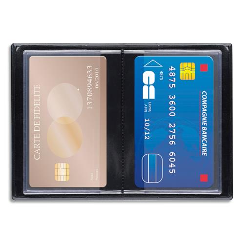 Etuis pour 10 cartes de crdit ELBA - 6,5 x 19,5 cm - PVC 15/100eme