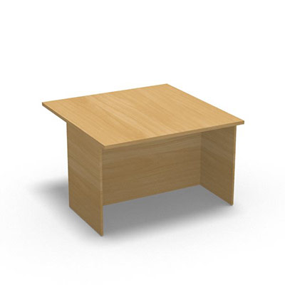 Module de banque d'accueil Come In droit pour personnes  mobilit rduite H 75,8 x L 120 x P70 cm dcor htre naturel