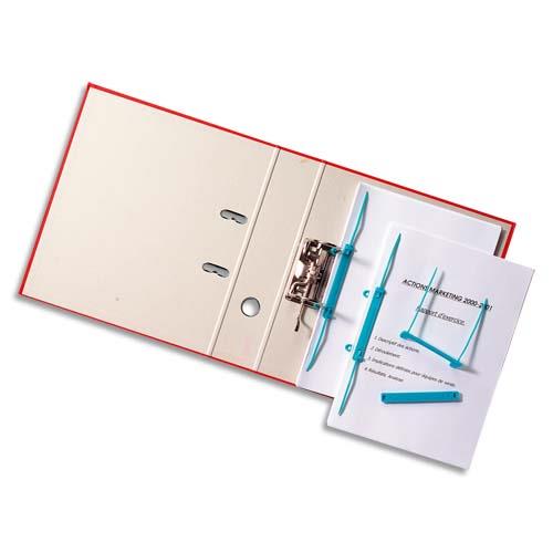 Attache  relier Capiclass B - entraxe 8 cm - perforation sur l'attache bote de 50
