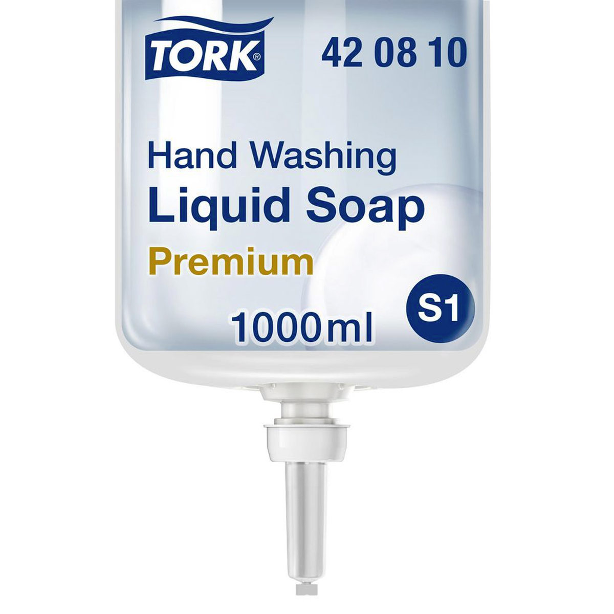Savon liquide Tork pour les mains  - 420810 - 1L  (bouteille 1 litre) - pour TORK S1