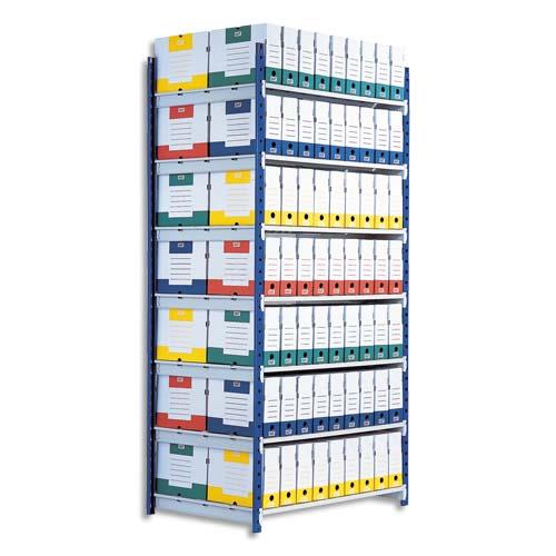 Rayonnage tubulaire Range Eco - profondeur 70 cm - largeur 100 cm - lment dpart