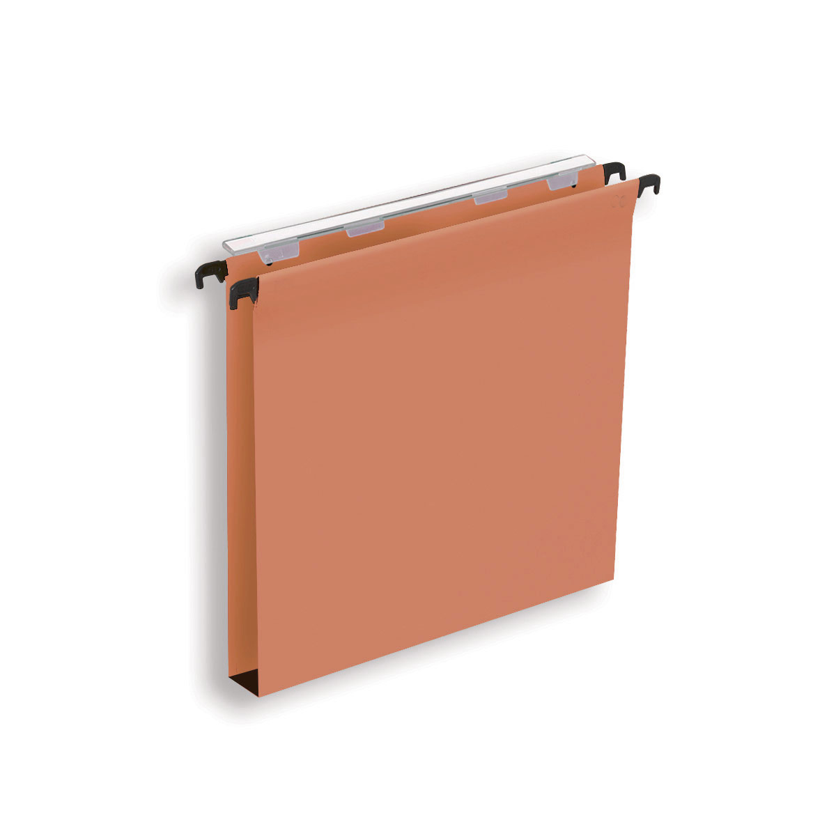 Dossiers suspendus co en kraft orange - pour tiroir - fond 30 mm - boite de 25