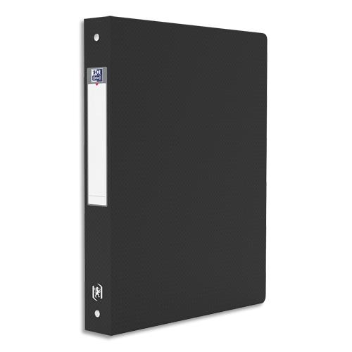 Classeur 4 anneaux Elba - polypropylne semi rigide 10/10e - dos 4 cm - A4 - noir