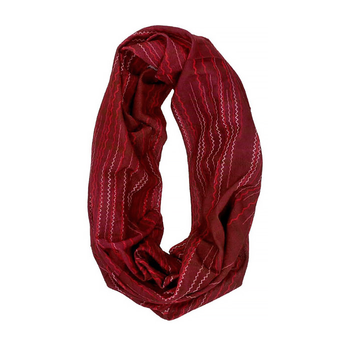 FISCHER Foulard multifonction, microfibre, bordeaux