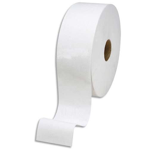 Mini bobine de papier toilette conomique - 2 plis - longueur 150 m - colis de 12 bobines