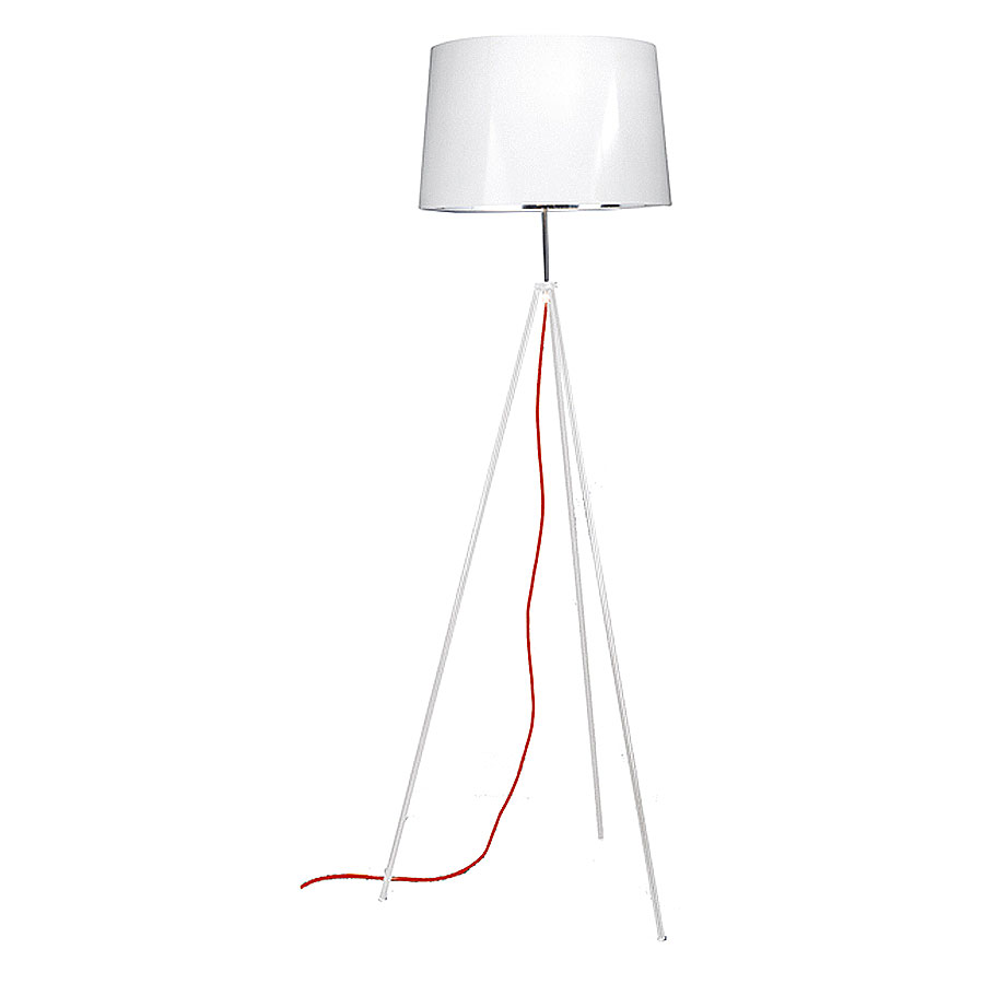 Lampe Tropic H.156.5 cm - blanche