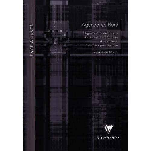 Agenda de bord Clairefontaine - brochure souple - 21x29,7cm - 144 pages