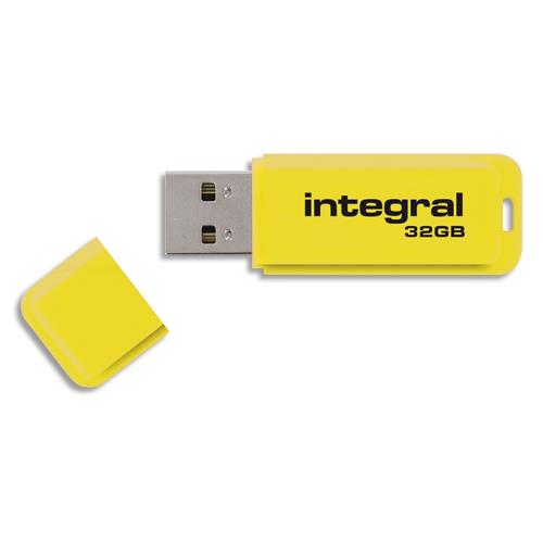 Integral infd32gbneonyl3.0 lecteur usb flash 32 go usb type-a 3.2 gen 1 (3.1 gen 1) jaune