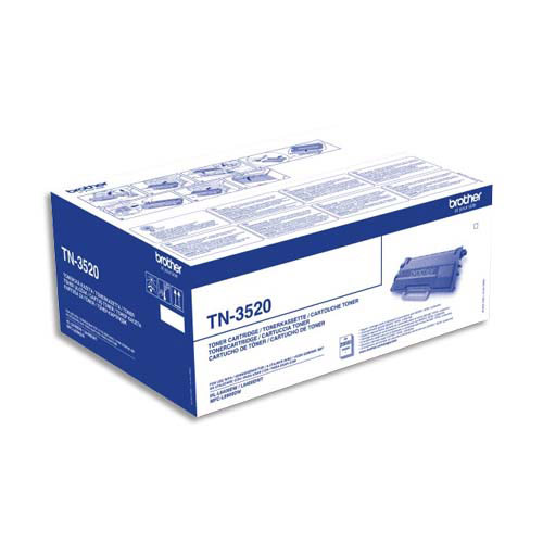 Cartouches de toner - Brother tn-3520 - cartouche de toner originale  trs haut rendement - noir
