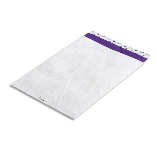 Pochettes blanches Bong en Tyvek - 16,2 x 22,9 cm - bo�te de 100