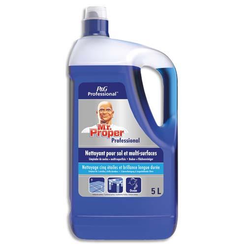 Bidon Nettoyant Multi-Usages Monsieur Propre 5L - Fraîcheur, Réf. 683457, Neuf