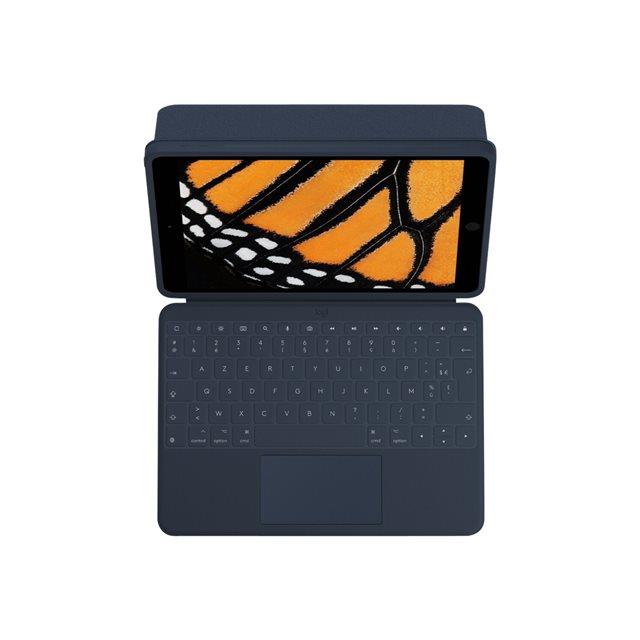 Clavier - Logitech 920-010362 clavier pour tablette azerty franais smart connector bleu