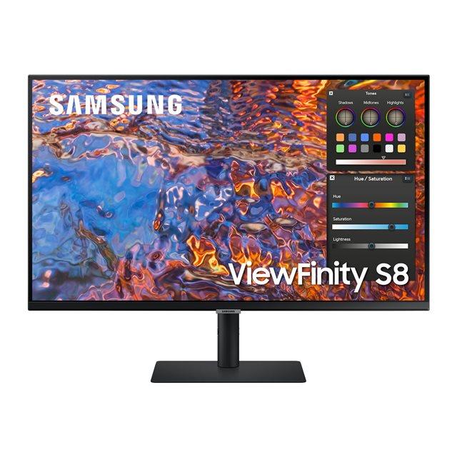 Samsung s80pb cran plat de pc 81,3 cm (32") 3840 x 2160 pixels 4k ultra hd led noir