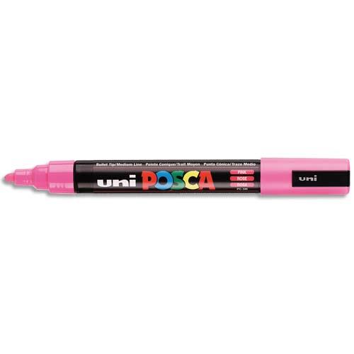 Marqueur peinture  l'eau Posca PC-5M - pointe conique polyester moyenne 2,5 mm - rose